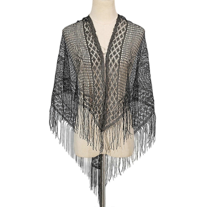 Fashionable Women’s Head Wrap Scarf Shawl Four Season Decorative Shoulder Wrap Soft Neckerchief Enhancing Outfit  Black | Fruugo SG