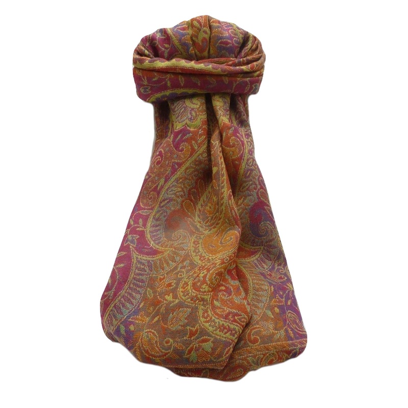 Muffler Scarf 3349 in Fine Pashmina Wool Heritage Range by Pashmina & Silk | Fruugo SG