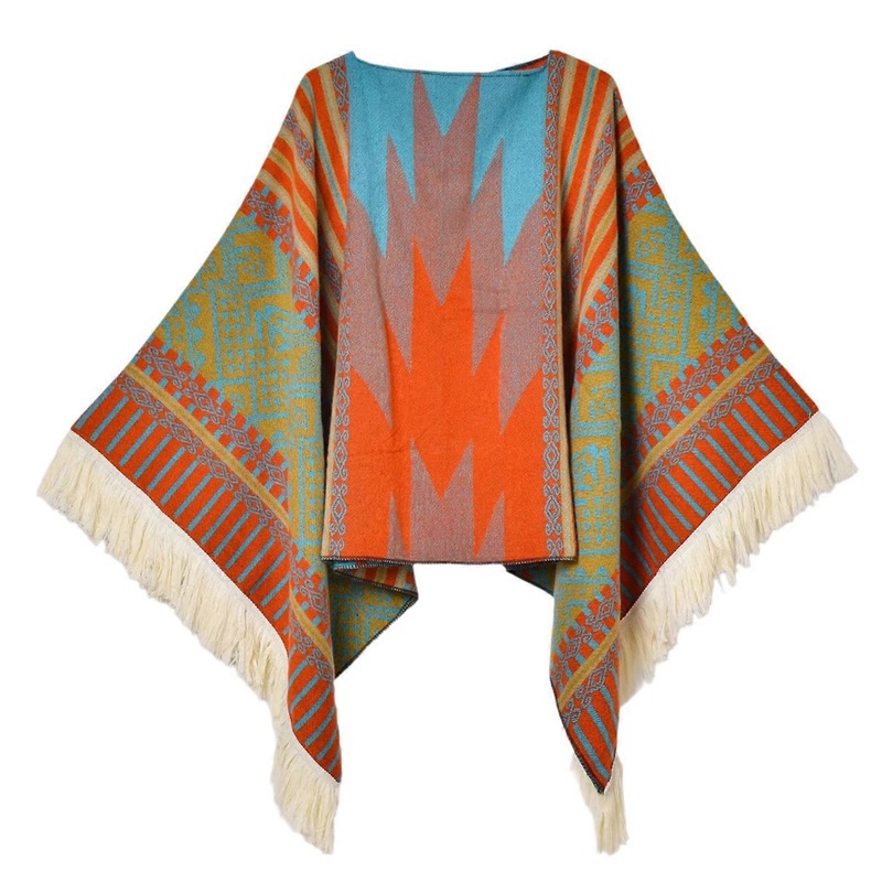 Oversized Warm Shawl Wrap Open Front for Women Open Front Warm and Soft Large Wrap for Fashionable Layering  orange | Fruugo SG