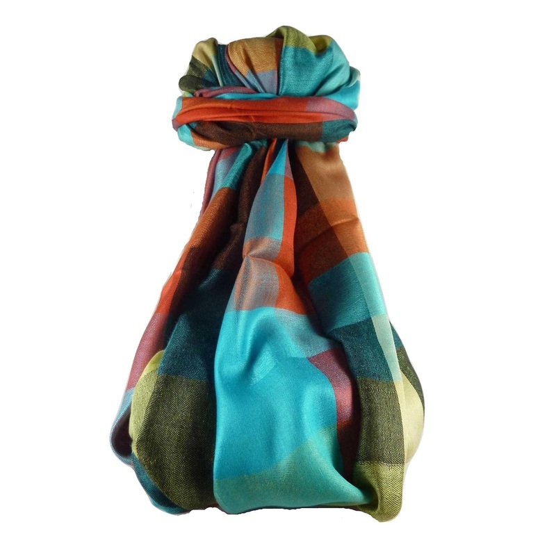 Premium Silk Check Stole 1979 by Pashmina & Silk | Fruugo SG