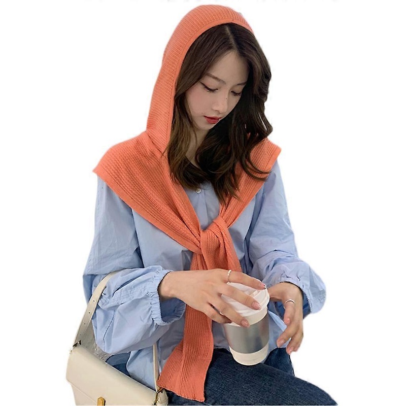 Skin-friendly Women Knit Scarf Solid Long Neck Wrap Shawls Elegant Girls Scarves Thick Warm Scarf for Lady  Honeydew powder | Fruugo SG
