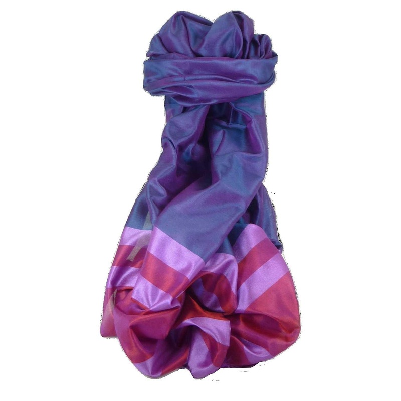 Varanasi Border Prime Silk Long Scarf Heritage Sandeep 308 by Pashmina & Silk | Fruugo SG