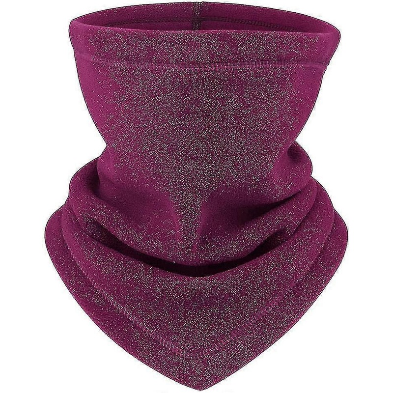 Winter Fleece Neck Warmer Face Covering For Men Women Tube Scarf Windproof | Fruugo SG