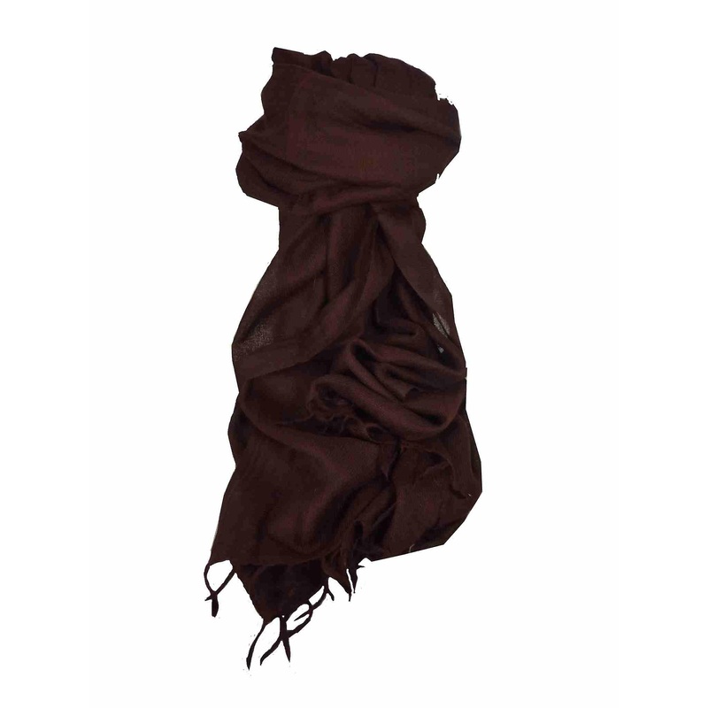 Angora Loose Weave Pashmina Brown by Pashmina & Silk | Fruugo SG