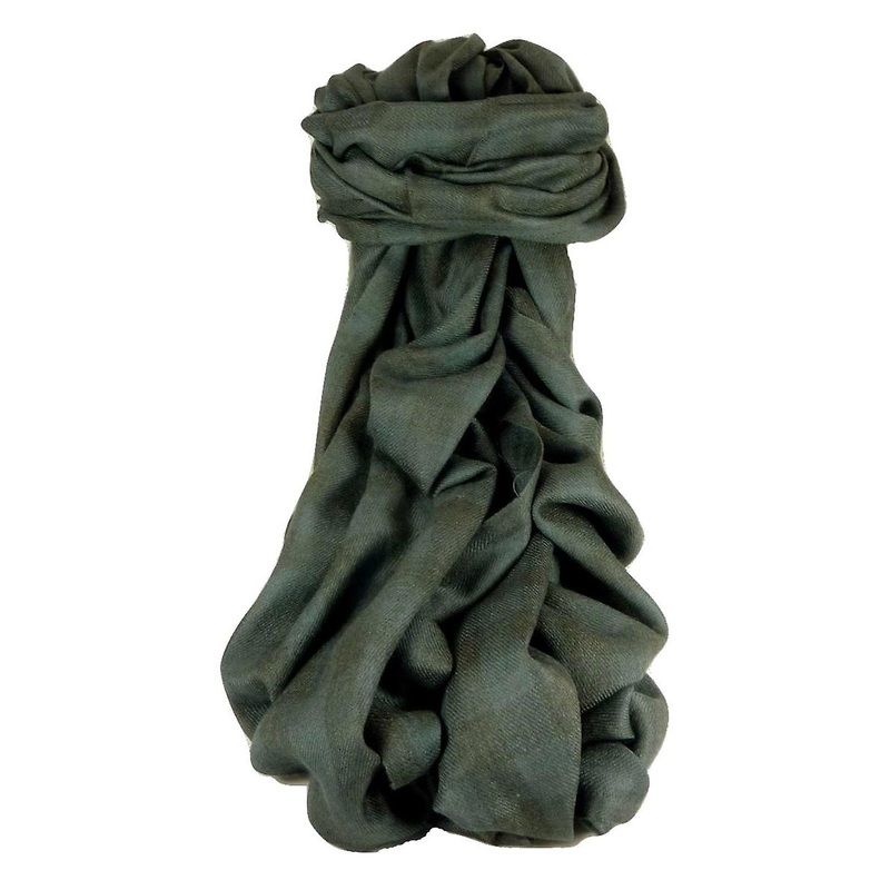 Cashmere Srinagar Muffler Scarf Large Check Charcoal by Pashmina & Silk | Fruugo SG