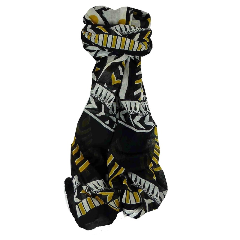 Dupatta Kandolim Sarong Scarf Ochre by Pashmina & Silk | Fruugo SG