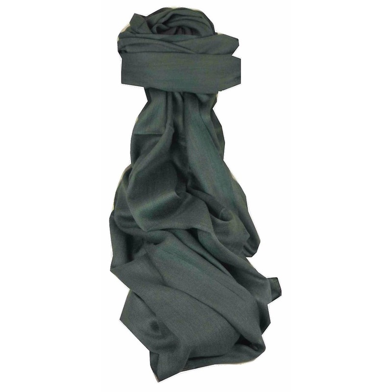 Fine Cashmere Stole Karakoram Birds-Eye Weave Black by Pashmina & Silk | Fruugo SG