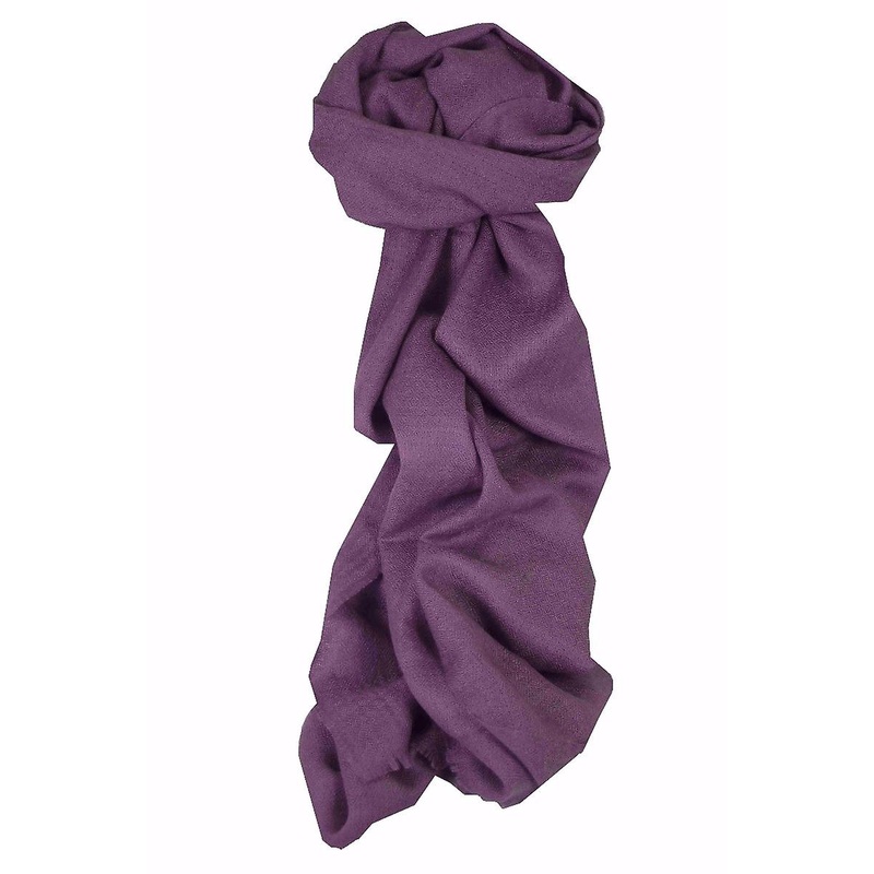 MENS Fine Cashmere Scarf Plum by Pashmina & Silk | Fruugo SG