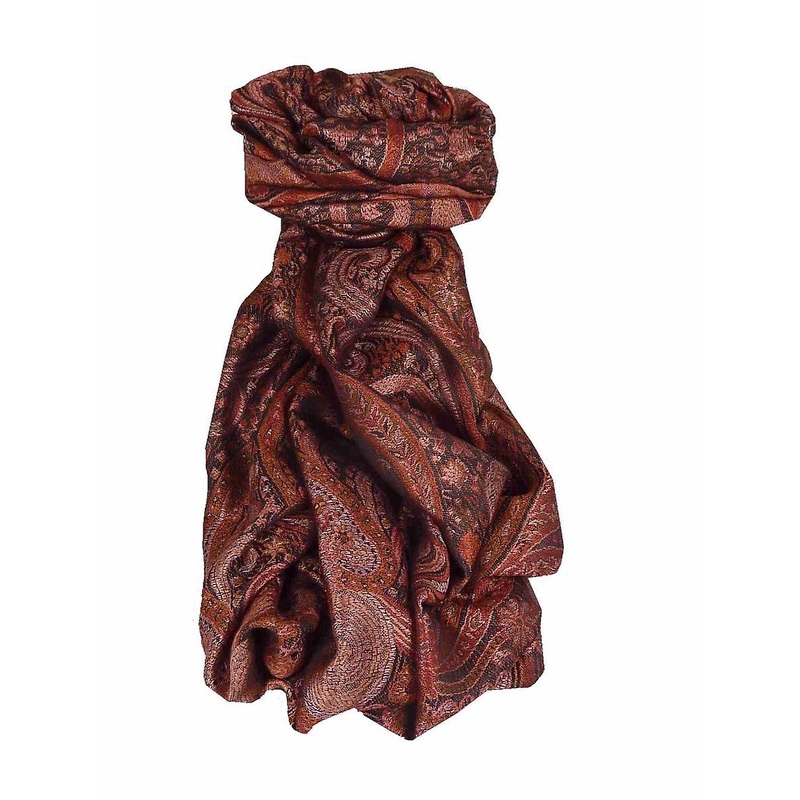 Mens Jamawar Premium Silk Scarf Pattern 7969 by Pashmina & Silk | Fruugo SG