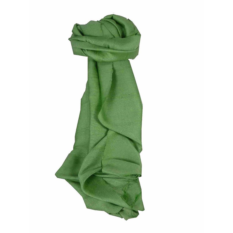Mens Vietnamese Long Silk Scarf Hue Sage by Pashmina & Silk | Fruugo SG