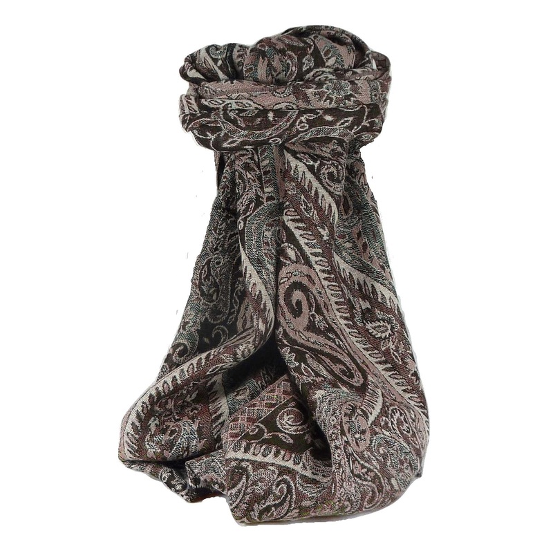 Muffler Scarf 2373 in Fine Pashmina Wool Heritage Range by Pashmina & Silk | Fruugo SG