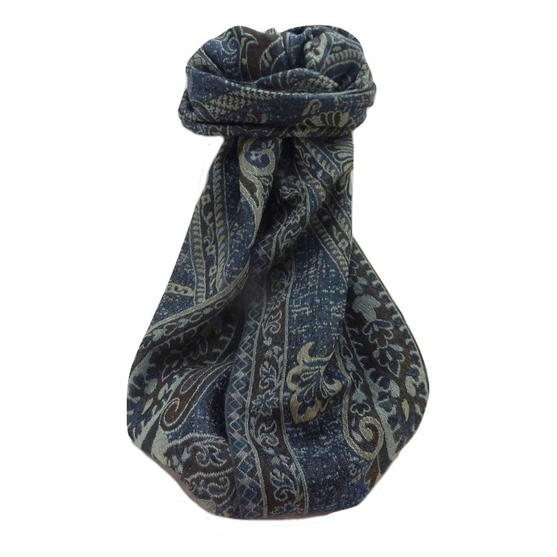 Muffler Scarf 5459 in Fine Pashmina Wool Heritage Range by Pashmina & Silk | Fruugo SG