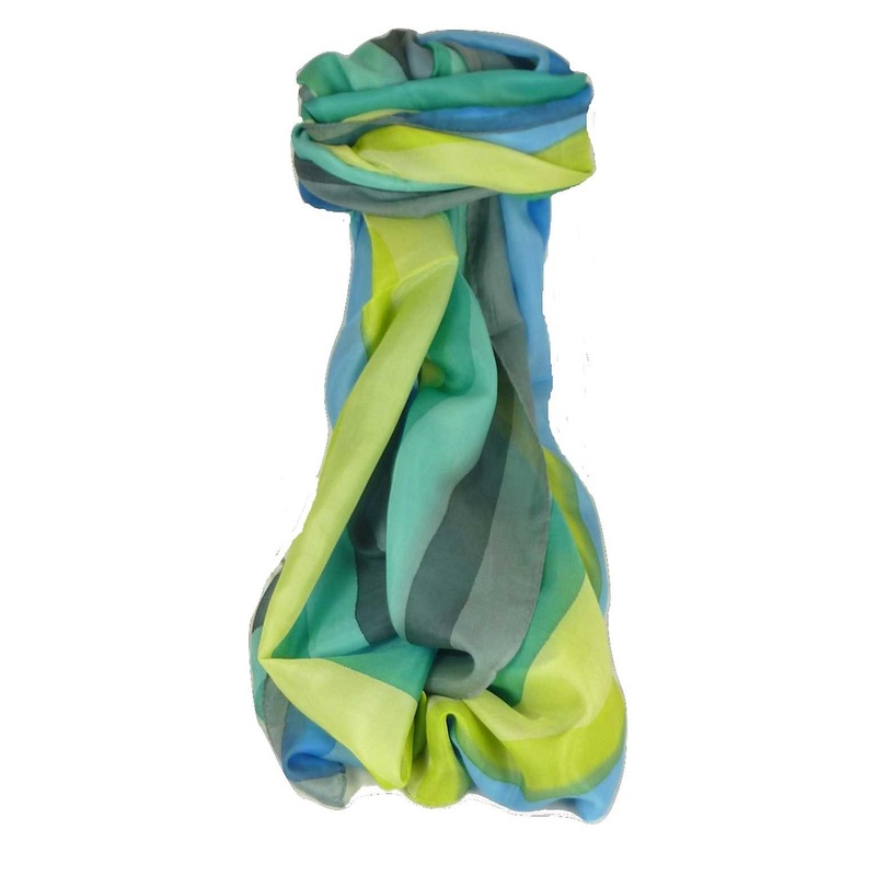 Mulberry Silk Classic Long Scarf Gour Rainbow Palette by Pashmina & Silk | Fruugo SG