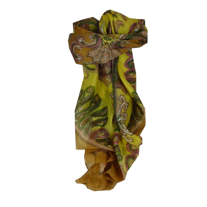 Mulberry Silk Classic Square Scarf Querim Caramel by Pashmina & Silk | Fruugo SG