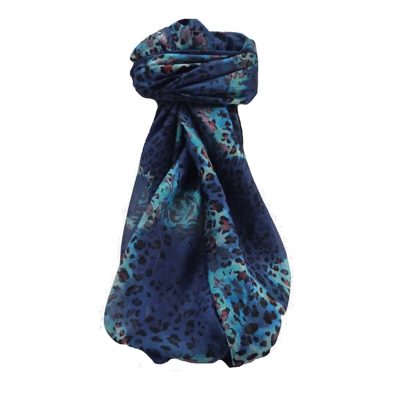 Mulberry Silk Contemporary Square Scarf Floral F239 by Pashmina & Silk | Fruugo SG