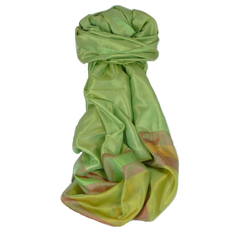 Varanasi Border Prime Silk Long Scarf Heritage Rajagopal 263 by Pashmina & Silk | Fruugo SG