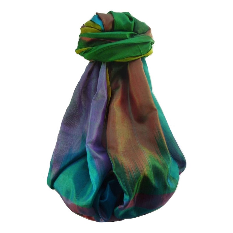 Varanasi Ekal Premium Silk Long Scarf Heritage Range Singh 10 by Pashmina & Silk | Fruugo SG
