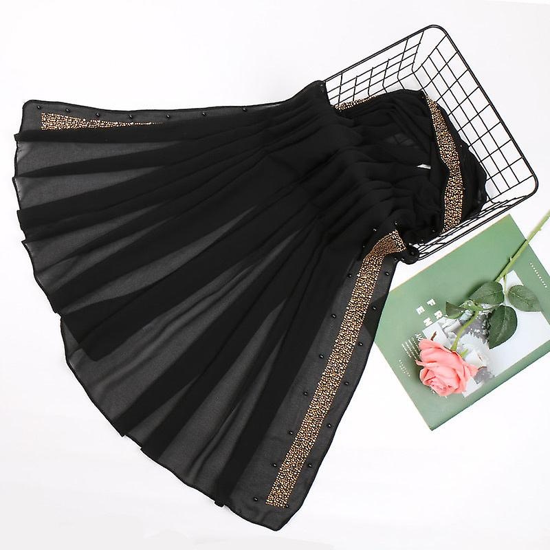 Women Scarf Shawl 2022 Autumn And Winter Chiffon Monochrome | Fruugo SG