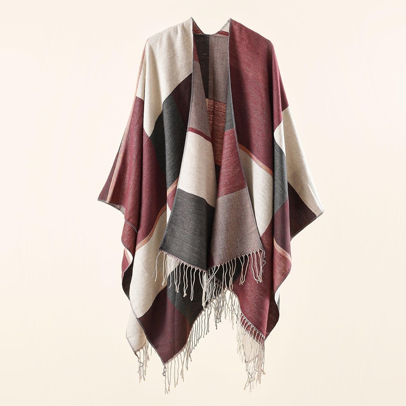 Women Scarf Shawl 2022 Autumn And Winter Plaid Tassel Warm | Fruugo SG