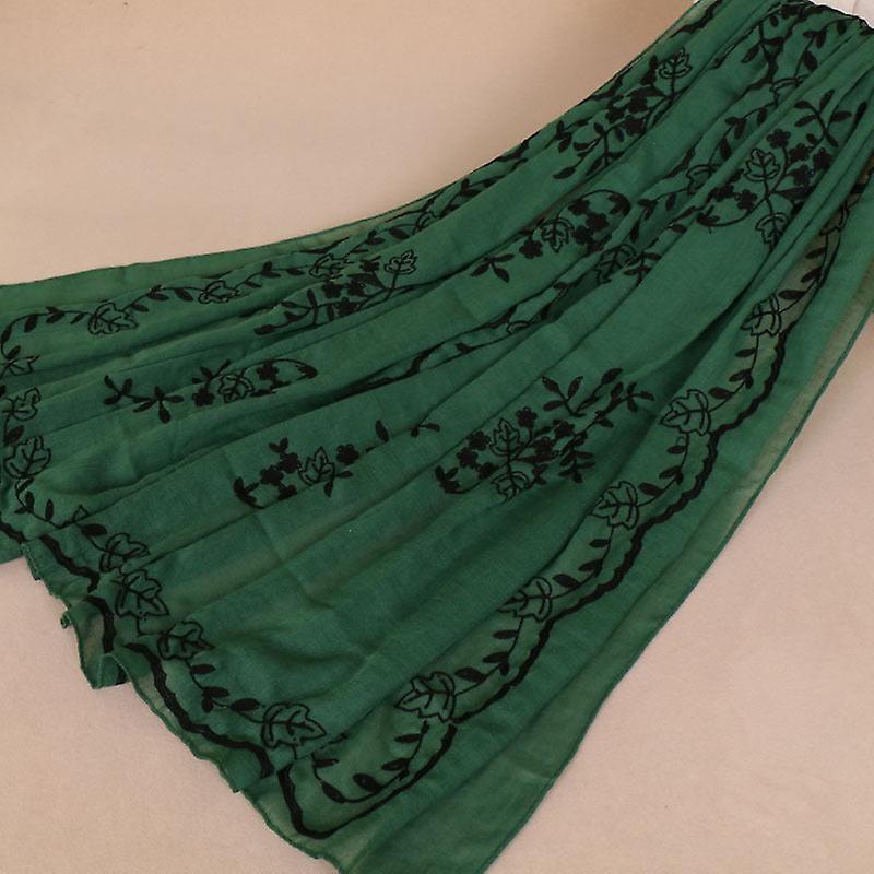 Women Scarf Shawl 2022 Spring And Autumn Cotton And Linen Embroidered Thin Sunscreen | Fruugo SG
