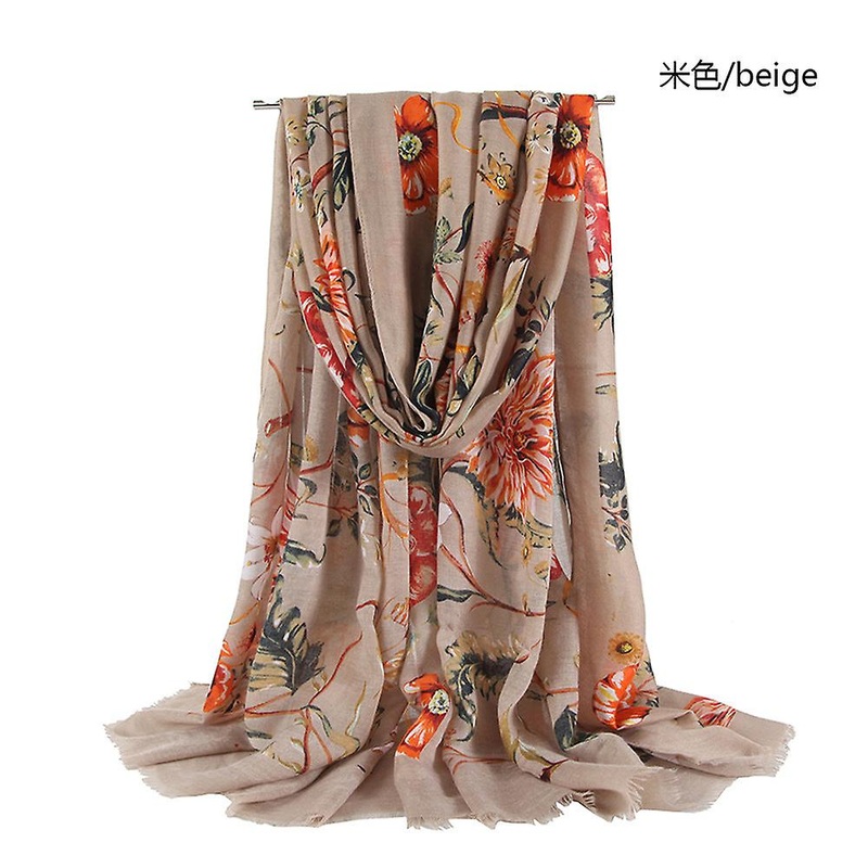 Women Scarf Shawl 2022 Spring And Autumn Printing Sun Protection Casual Ws899 | Fruugo SG