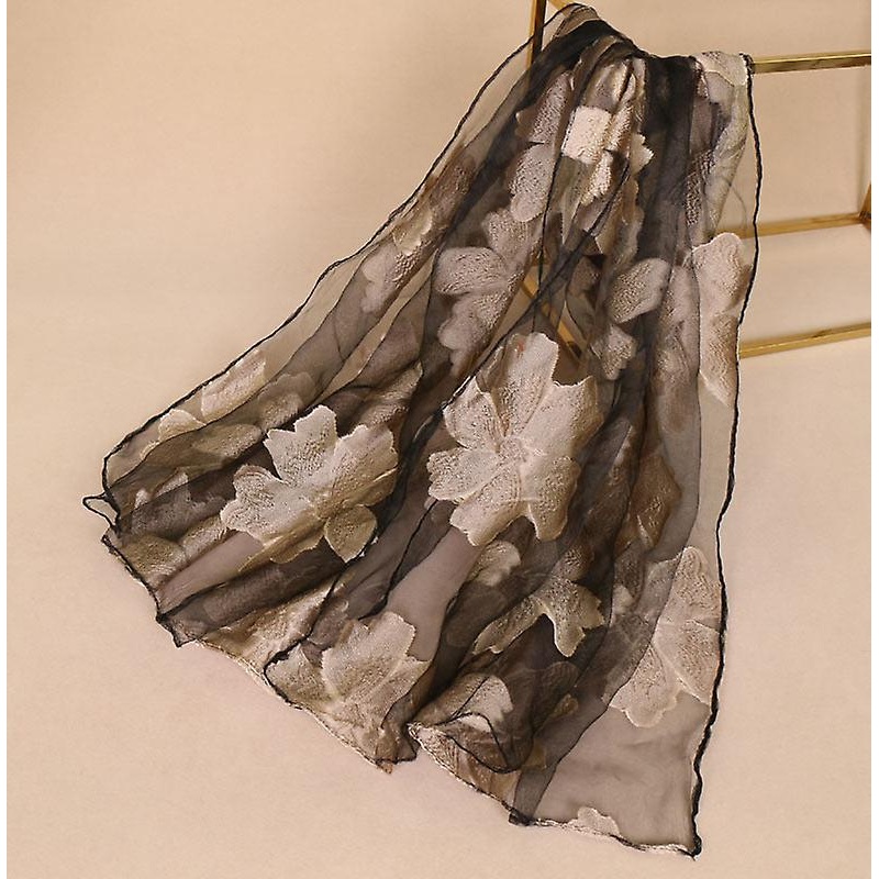Women Scarf Shawl 2022 Spring And Autumn Semi-transparent Sun Protection Casual | Fruugo SG