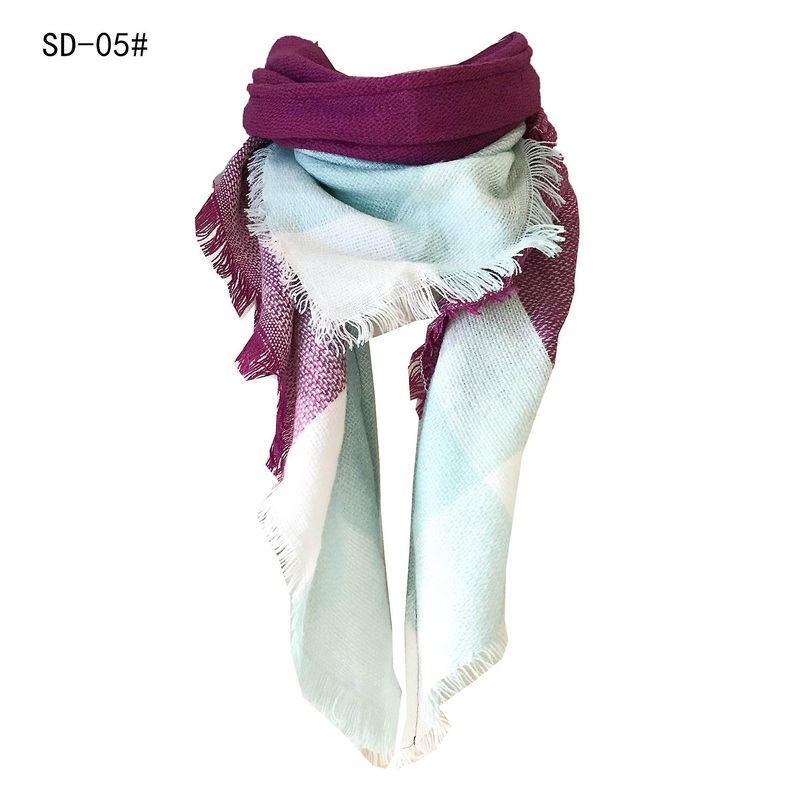 Women Scarf Shawl 2022 Spring Autumn Winter Plaid Sun Protection Warm Casual | Fruugo SG
