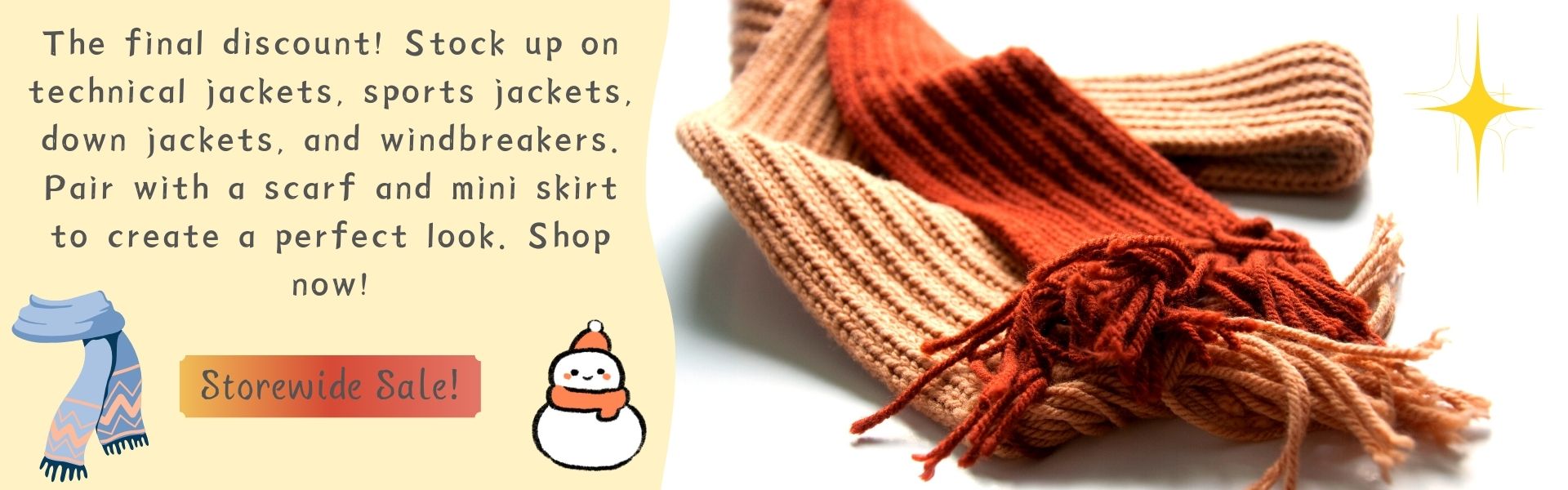 Your Perfect Accessory: Lightweight & Chunky Knit Scarves.